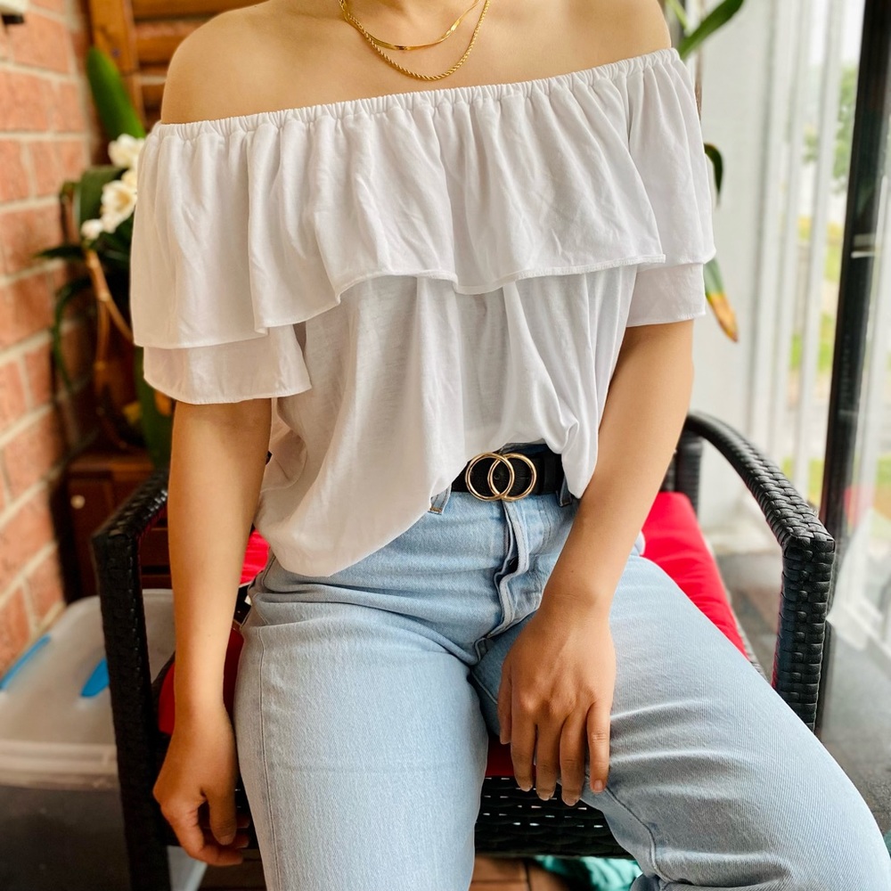 Uniqlo off the shoulder top